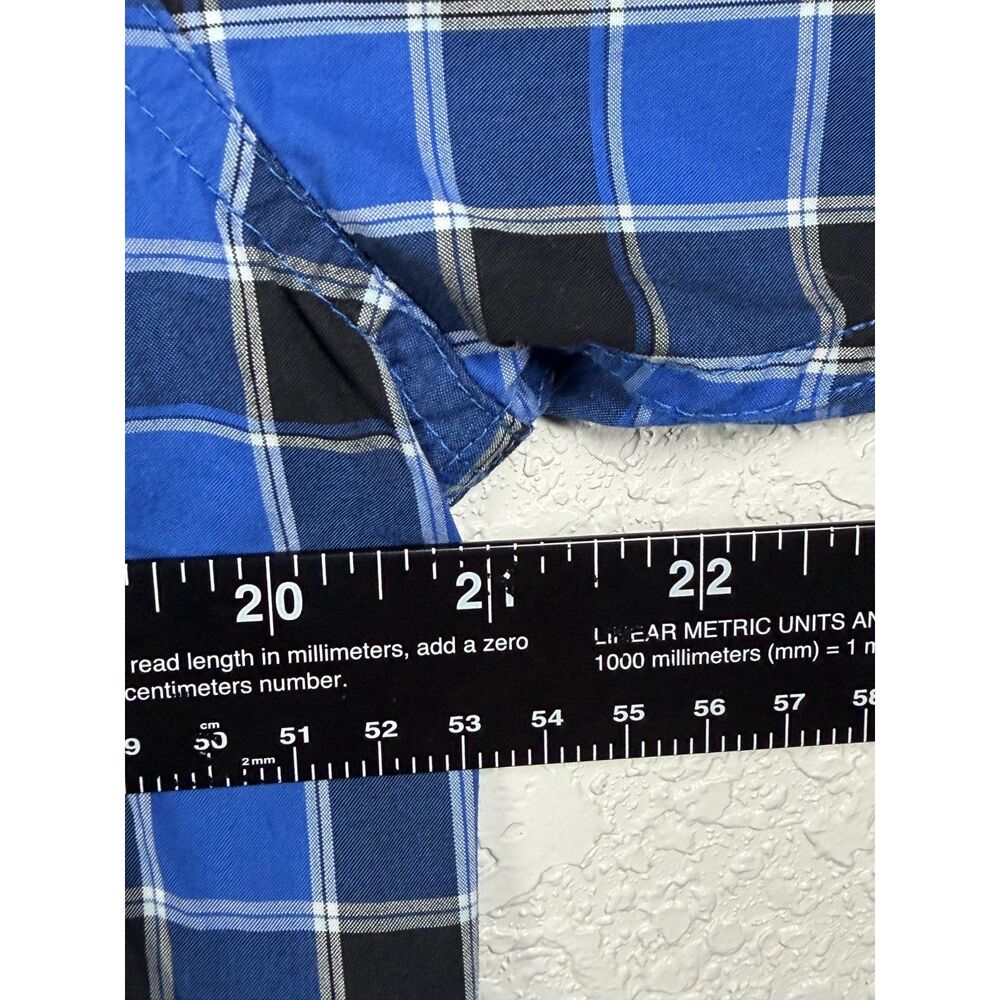 Cinch Modern Fit Mens Plaid Long Sleeve Button Down Western Cowboy Shirt Size M - Picture 7 of 11
